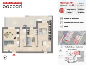 via caio giulio cesare - piantina2