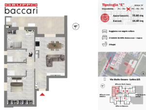 via caio giulio cesare - piantina3